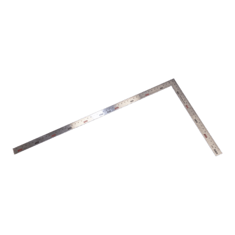 250 x 500 mm. Paslanmaz Çelik Taşçı Gönyesi