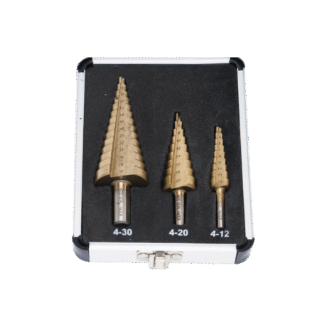 3 Prç. Titanyum Kaplı Kademeli M.Ucu Takımı