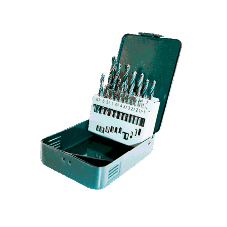 19 Parça Siyah Beyaz Matkap Ucu Takımı