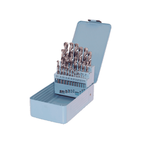 25 Parça Siyah Beyaz Matkap Ucu Takımı