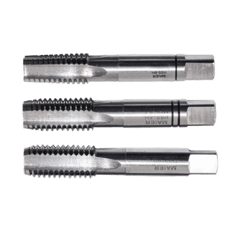 DIN 352 Sol 3 Parçalı Takım - Metrik - HSS El Kılavuzları