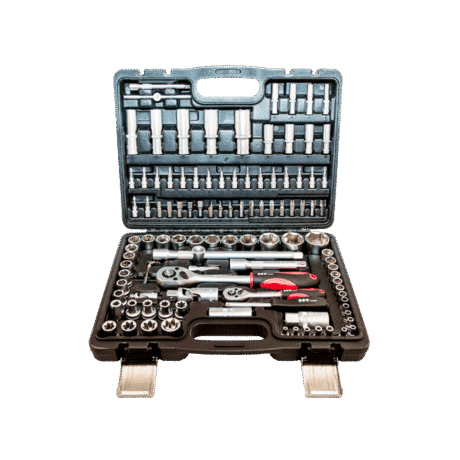 108 Parça 1/4" ve 1/2" 6pt CR-V Bits ve Lokma Seti