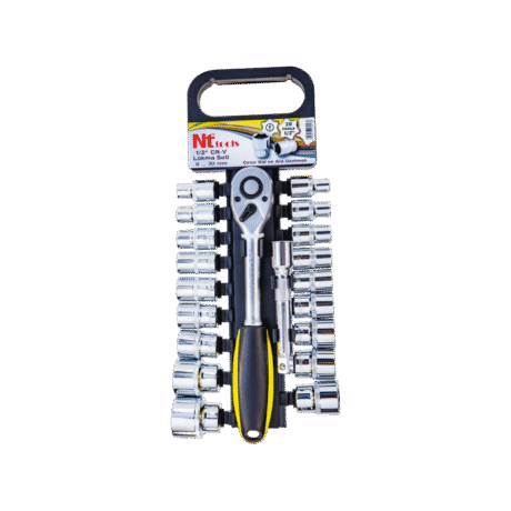 20 Parça 1/2" Altı Köşe CR-V Lokma Seti