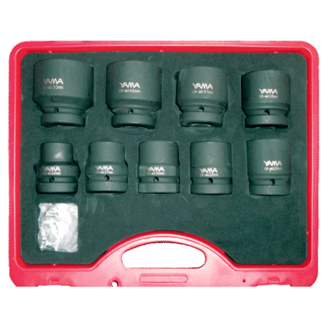 1" 11 Parça CR-MO Altı Köşe Lokma Seti