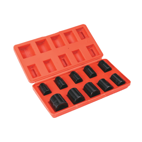 1/2" 10 Parça Cr-Mo Altı Köşe Lokma Seti