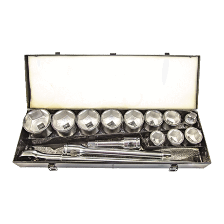 16 Parça 1" Altı Köşe CR-V Lokma Seti