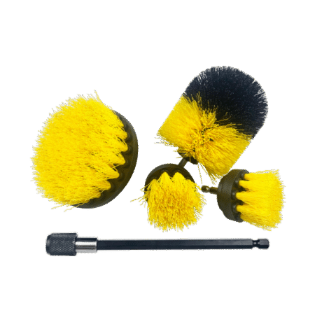 4 Parça Plastik Matkap Fırça Seti