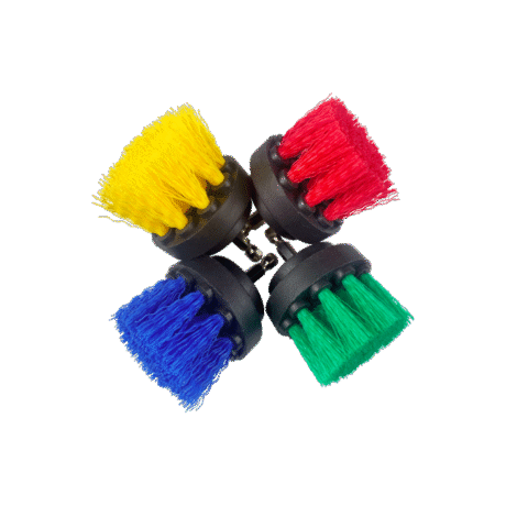 4 Parça Çanak Tip Matkap Fırça Seti